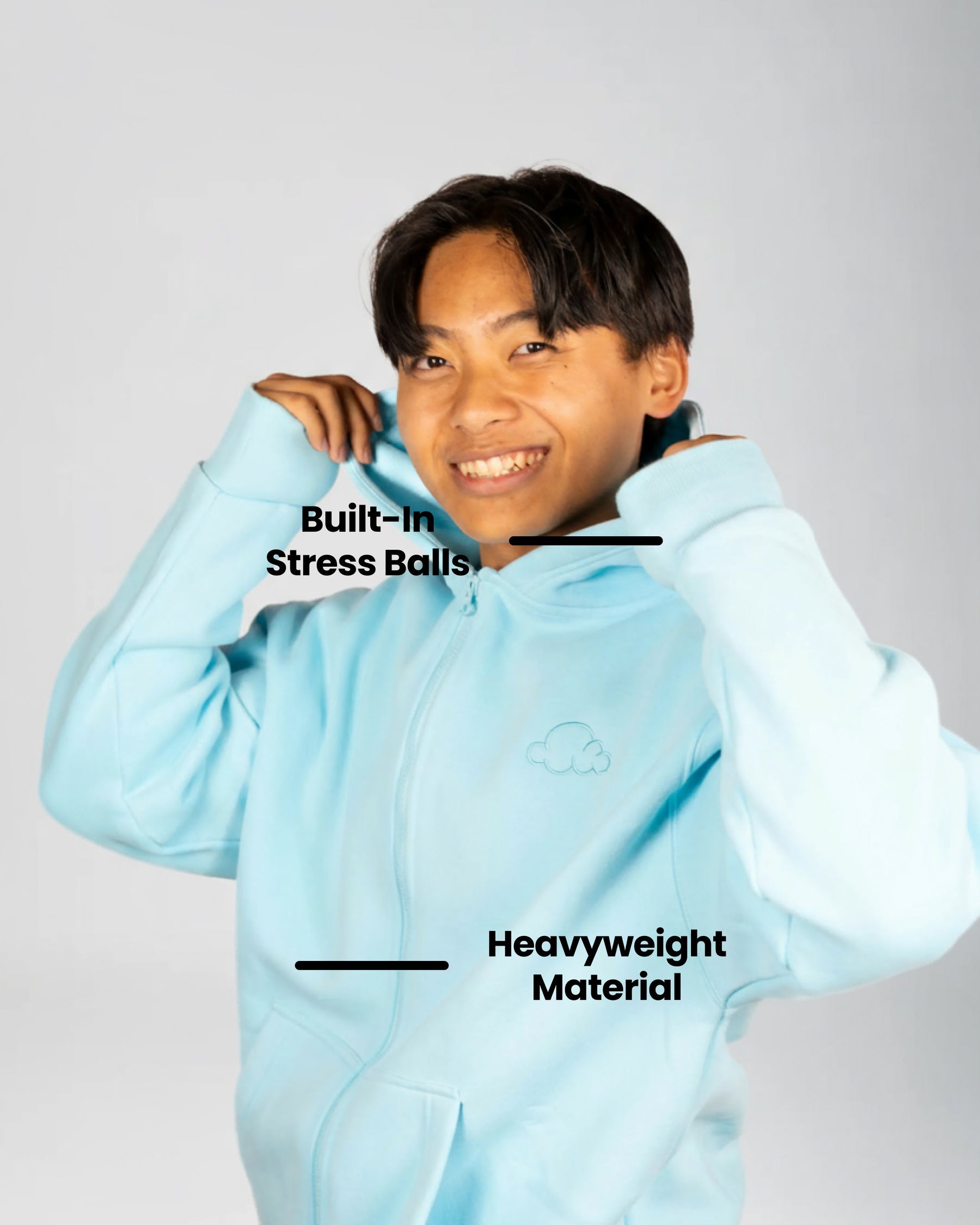 ADHD & Anxiety Relief Zip-Up Hoodie VIP