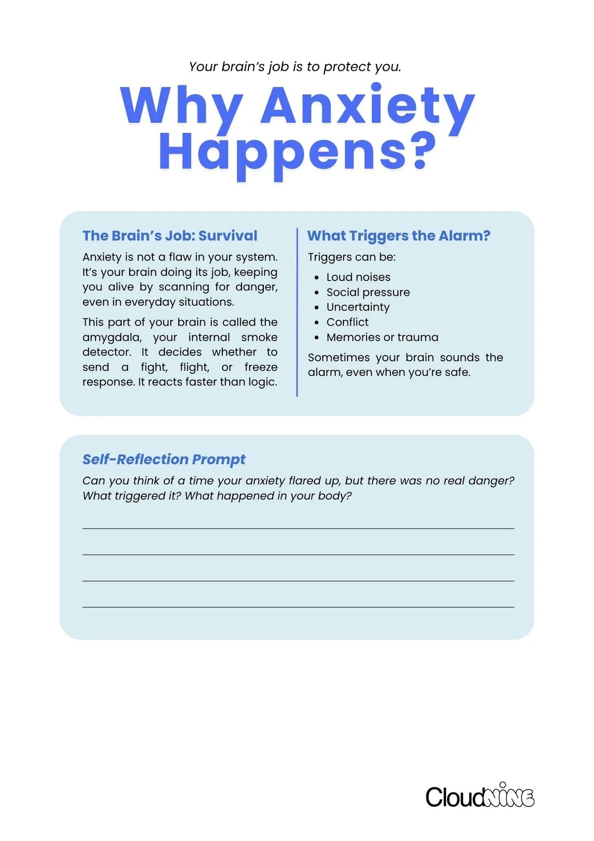 The Anxiety Workbook